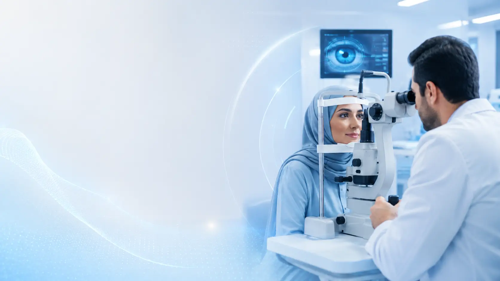 Comprehensive eye exam in Cairo